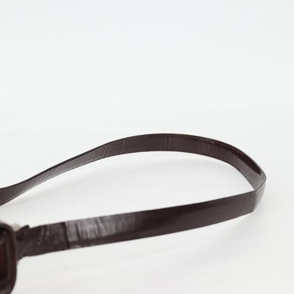 GUCCI Shoulder Bag Patent Leather Brown Silver 002 2046 002 2046 - Picture 9 of 16